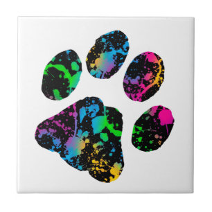Paw Print - Geschenke für Hundeliebhaber Fliese