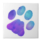 Paw Print - Geschenke für Hundeliebhaber Fliese (Vorderseite)
