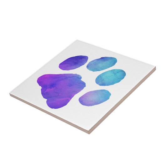 Paw Print - Geschenke für Hundeliebhaber Fliese (Seite)