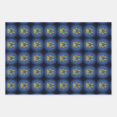Paw Print Geschenkpapier Set (Vorderseite 2)