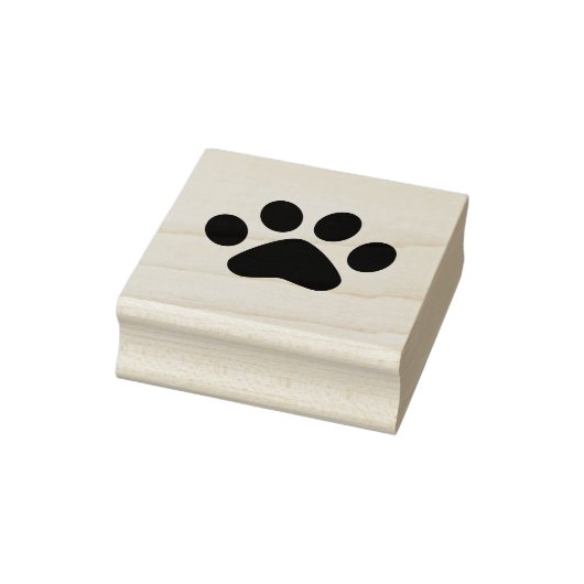 Paw Print Gummistempel (Stempel)