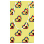 Paw Print Heart Kleine Geschenktüte (Rückseite)