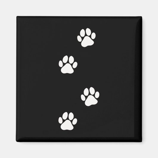Paw Print Hund Katze Pet Lover Magnet (Vorne)
