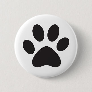Paw Print Hund Katze Tier Füßchen Welpe Button