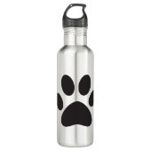 Paw Print Hund Katze Tier Füßchen Welpe Edelstahlflasche (Vorderseite)
