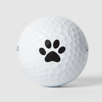Paw Print Hund Katze Tier Füßchen Welpe Golfball