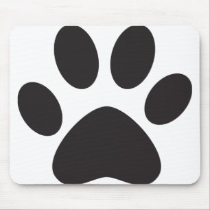 Paw Print Hund Katze Tier Füßchen Welpe Mousepad