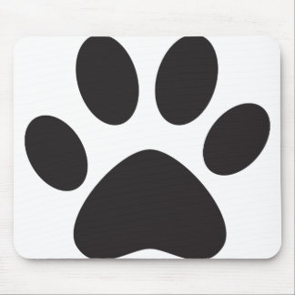Paw Print Hund Katze Tier Füßchen Welpe Mousepad