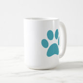 Paw Print Kaffeetasse (VorderseiteRechts)