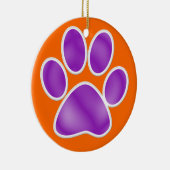 Paw Print Keramik Ornament (Rechts)