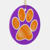 Paw Print Keramik Ornament (Rechts)