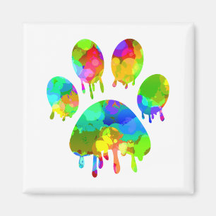 Paw Print Magnet