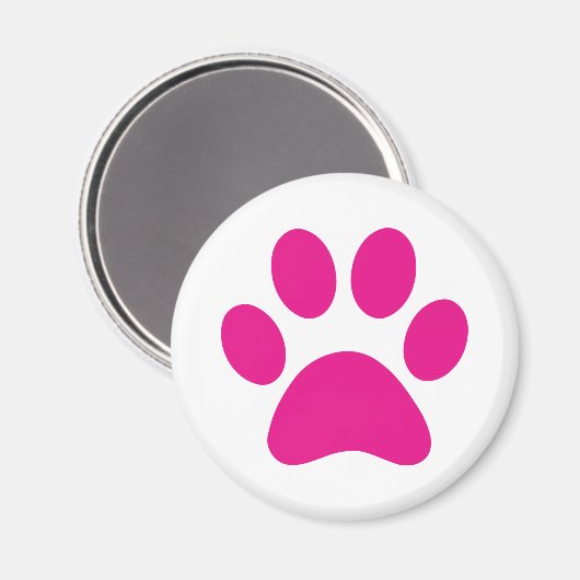 Paw Print Magnet (Vorderseite/Rückseite)