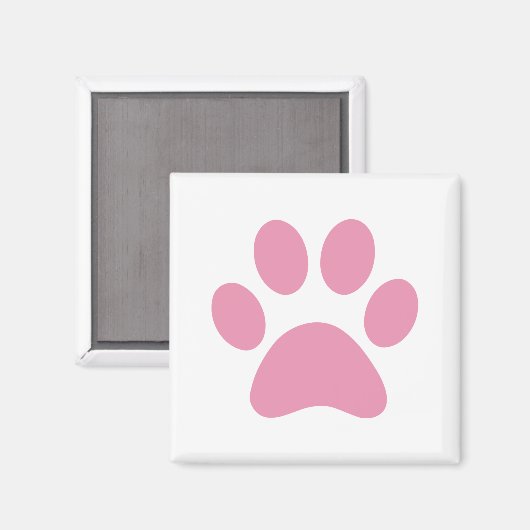 Paw Print Magnet (Vorderseite/Rückseite)