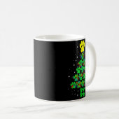 Paw Print Merry Christmas Tree Lights Dog Or Cat M Kaffeetasse (VorderseiteRechts)