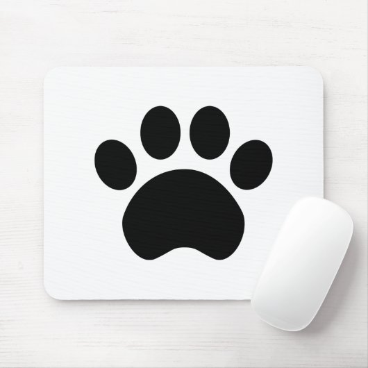 Paw Print Mousepad (Mit Mouse)