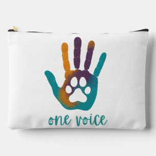 Paw Print One Voice Accessoire Travel Pouch Zubehörtasche
