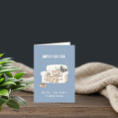 Paw Print Pattern Birthday Card Karte