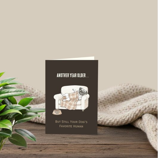 Paw Print Pattern Birthday Card Karte