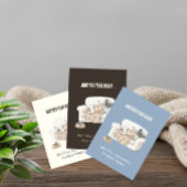 Paw Print Pattern Birthday Card Karte