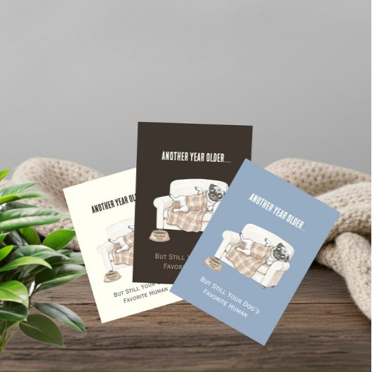 Paw Print Pattern Birthday Card Karte