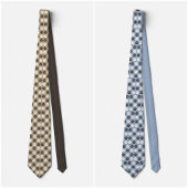 Paw Print Pattern Earthy Sand Krawatte