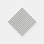 Paw Print Pattern Napkins Serviette (Ecke)