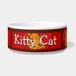Paw Print Personalisiert Kitty Cat Bowl Napf