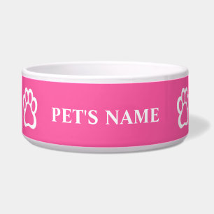Paw Print Personalisiert Pet Bowl Napf