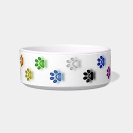 Paw Print Pet Bowl Napf