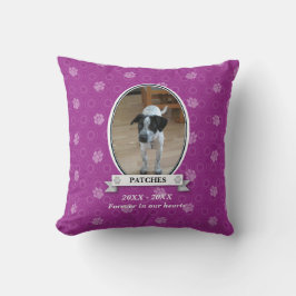 Paw Print Pet Memorial American MoJo Pillow Kissen