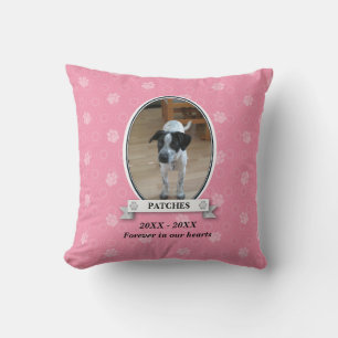 Paw Print Pet Memorial American MoJo Pillow Kissen