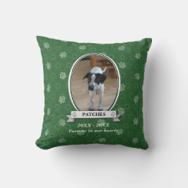 Paw Print Pet Memorial American MoJo Pillow Kissen