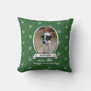 Paw Print Pet Memorial American MoJo Pillow Kissen