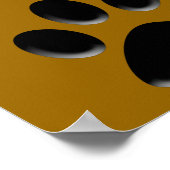 Paw Print Poster (Ecke)