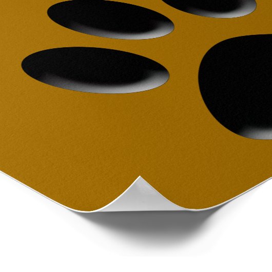 Paw Print Poster (Ecke)