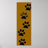 Paw Print Poster (Vorne)