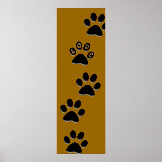 Paw Print Poster (Vorne)