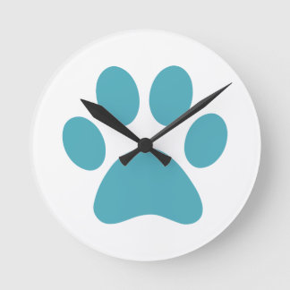 Paw Print                    Runde Wanduhr
