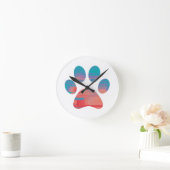 Paw Print Runde Wanduhr (Zuhause)