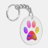 Paw Print Schlüsselanhänger (Vorderseite links)
