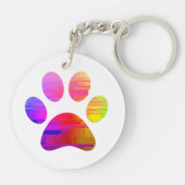 Paw Print Schlüsselanhänger (Rückseite)