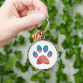 Paw Print Schlüsselanhänger (Hand)