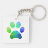 Paw Print Schlüsselanhänger (Rückseite)