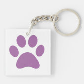 Paw Print Schlüsselanhänger (Rückseite)