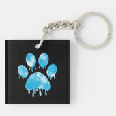 Paw Print Schlüsselanhänger (Rückseite)