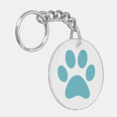Paw Print Schlüsselanhänger (Vorderseite links)