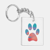 Paw Print Schlüsselanhänger (Vorderseite links)