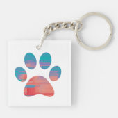 Paw Print Schlüsselanhänger (Rückseite)