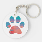Paw Print Schlüsselanhänger (Rückseite)